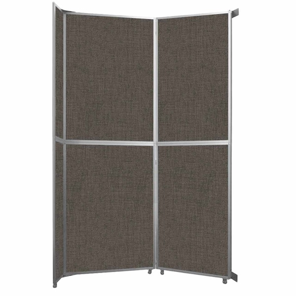 Operable Wall Folding Room Divider 7'11" x 12'3" Mocha Fabric